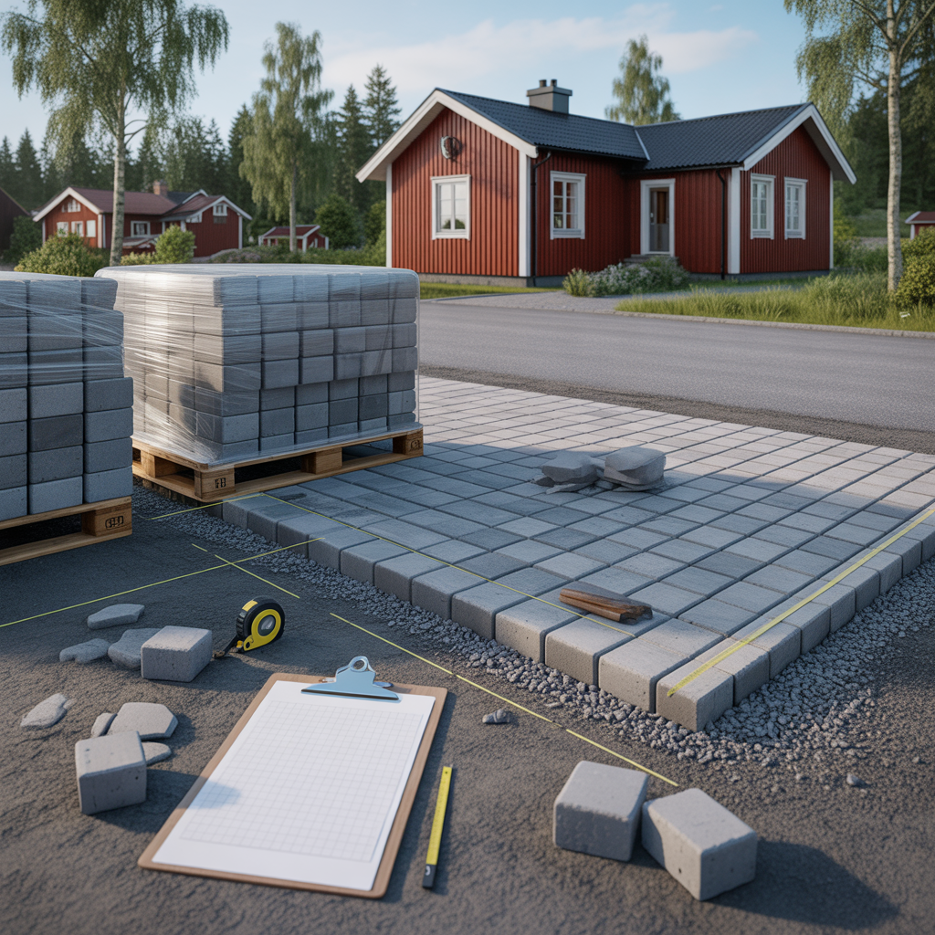 bestallning av marksten checklista for matt leverans och spi